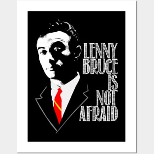 Lenny Bruce Is Not Afraid Design Posters and Art